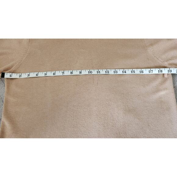 Jaclyn Smith Vintage Tan Short Sleeved Blouse with Crew Neck Women's Size Medium - Picture 7 of 7